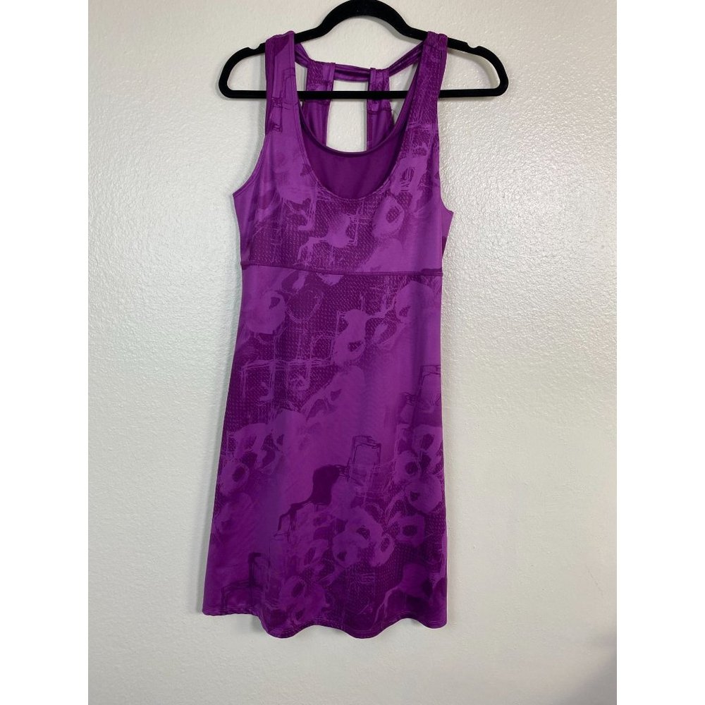 MOUNTAIN HARDWEAR Womens Purple Floral Sleeveless Dress Size Small‎ Outdoor
